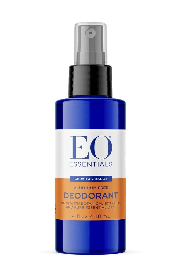 Aceites esenciales EO desodorante orgánico cedro spray corporal botella de 4 oz todo natural Foto 1 de 4