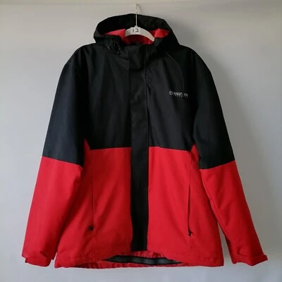 Chaqueta Magellan Outdoors Para Hombre Negra-Roja Manga Larga Con Capucha Calce Clásico Talla L Foto 1 de 4