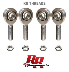 ( 2RH ) 5/16-24 Thread x 5/16 Bore Chromoly Jams Nuts Rod Ends Heim Joints - Picture 1 of 2