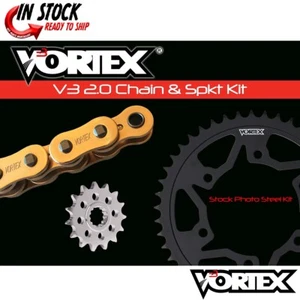 Yamaha YZF-R6 99-02 Vortex 520 Chain and Sprocket Kit 15-50 Tooth CKG6321 - Picture 1 of 6