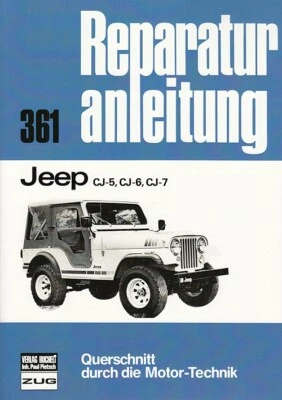JEEP CJ5, CJ6, CJ7 Reparaturanleitung Reparatur-Buch/Handbuch/Wartung/Pflege - Bild 1 von 3