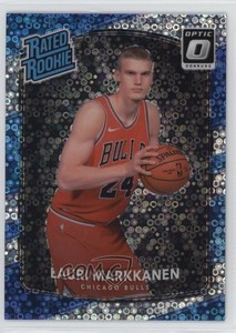 2017 Panini Donruss Optic Rated Fast Break Holo Prizm Lauri Markkanen Rookie RC