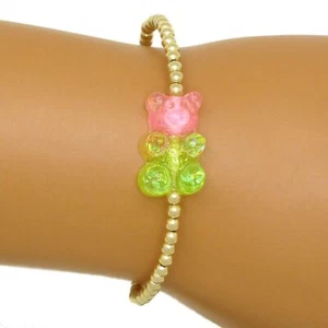 14K Gold Filled Ombre Gummy Bear Bracelet Kids & Adult by bara boheme - Picture 1 of 13