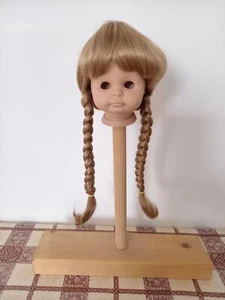 Puppenperücke Kunsthaar KU 25 - 27cm Blond - Bild 1 von 2