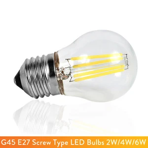 Vintage Retro E27 LED COB Filament Light Bulbs Replace 20W 40W 60W Halogen Lamps - Picture 1 of 18
