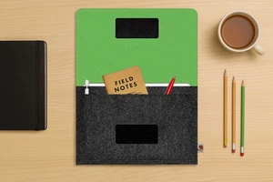 Handmade Felt Cover for iPad mini/Air/Pro/10/A16/11"/12.9"/13", Pencil Pocket - Picture 1 of 9