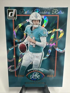 2025 Panini Donruss- Rated Rookies Retro Quinn Ewers #13 (RC) - Bild 1 von 2