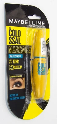 Maybelline Colossal 2X Volume Waterproof Mascara 01 Black New! - Image 1 of 3