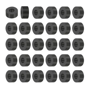 50 Pcs 0.5"ID x 0.8"OD x 0.4"T Multi Purpose Rubber Spacer - Picture 1 of 6