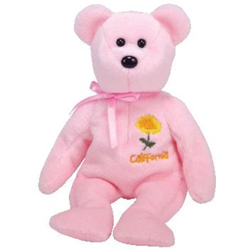 TY Beanie Baby - CALIFORNIA POPPY the Bear (Show Exclusive*(8.5 inch) - MWMTs - Image 1 of 1
