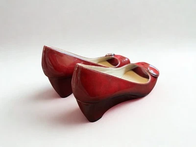 Женские туфли-лодочки Naturalizer Bonna на танкетке, размер 8 М, лакированная кожа Chianti - Изображение 1 из 4