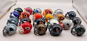 Lot Of 22 Mini Plastic Football Helmets NFL Small - Picture 1 of 11