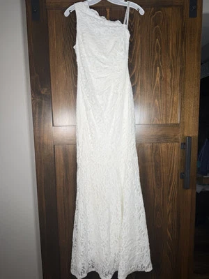 Wedding Dress size 4 db Studio White Beaded Protective Bag Excellent Condition - Image 1 of 4