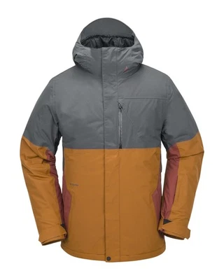 Volcom L Insulated Gore-Tex Men's Winter Jacket, Caramel, Small - Image 1 of 4