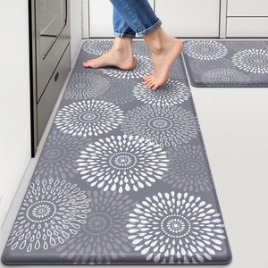 Kitchen Mats for Floor,Cushioned Rug Anti-Fatigue Mats for Kitchen Decor Acce... - Picture 1 of 7
