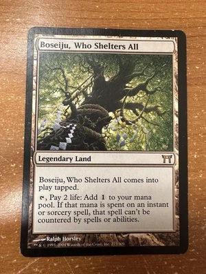 1 x Boseiju, Who Shelters All - Champions of Kamigawa - Heavy Play - MTG - Image 1 of 2