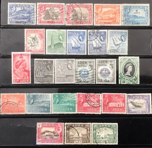 ADEN Briefmarkenauswahl KGV1 ab 1936.Gebraucht und postfrisch HR K56 - Bild 1 von 1