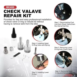 Kits de reparación de válvula de retención de herramientas de combustible para motocicleta Kit de junta tórica para EFI Harley-Davidson - Imagen 1 de 9