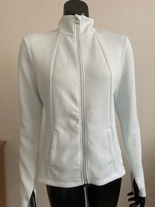 Apana Langarmshirt mit durchgehendem Reißverschluss und Daumenlöchern Größe Small - Bild 1 von 6