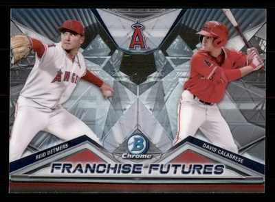 2020 Bowman Draft Reid Detmers / David Calabrese #FF-DR FF Los Angeles Angels - Image 1 of 2