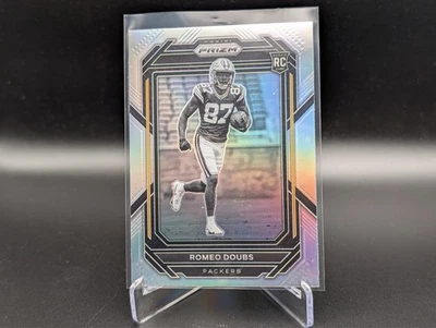 2022 Panini Prizm ROMEO DOUBS #337 Rookie Silver Prizm Variations RC - Image 1 of 2