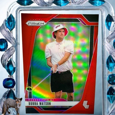 🟩 SP GEM: Bubba Watson “Range Goats - Red Prizm Refractor” #/125 ‘25 LIV GOLF - Image 1 of 2