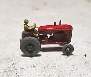 Matchbox Moko Lesney No 4 Massey Harris Tractor Man 1950s England VTG Farmcore - Picture 1 of 5
