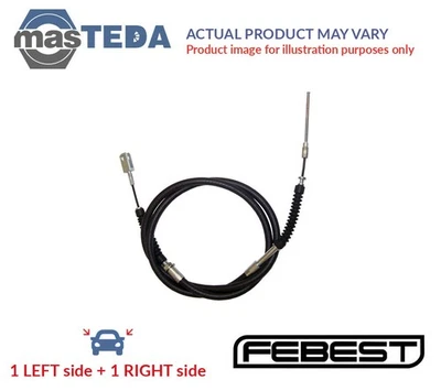 04100-V97RH HANDBRAKE CABLE PAIR FEBEST 2PCS FOR MITSUBISHI PAJERO SHOGUN IV - Image 1 of 4