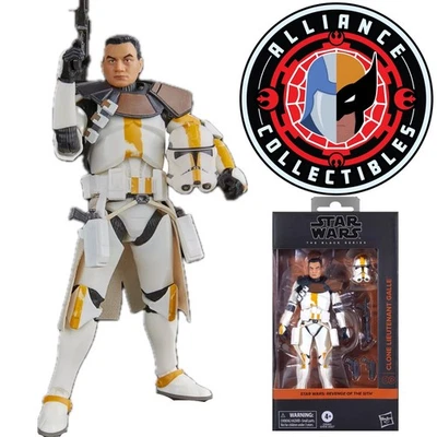 Figura Hasbro 2025 Star Wars Black Series RotS 3 CLON TENIENTE GALLE escala 6" Foto 1 de 4
