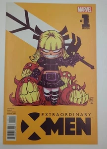 Extraordinary X-Men Annual #1 variante Skottie Young 2016 quasi nuovo Magik HTF Marvel - Foto 1 di 11