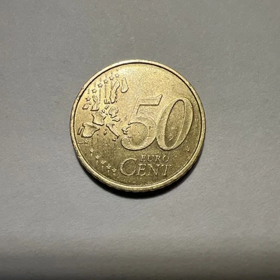 50 Euro Cent Coin 2002 G - Image 1 of 4