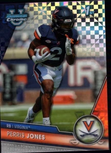 Bowman U 2023 cromo Perris Jones 1st Bowman X-Fractor #108 Virginia Cavaliers - Imagen 1 de 2
