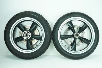 2012 Harley-Davidson Dyna FLD Switchback OEM Front & Rear Wheel Rim Tire 18" 17" - Image 1 of 4