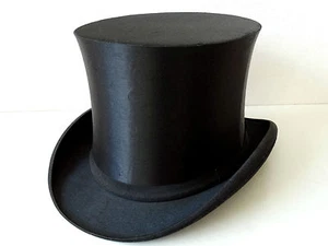 Chapeau Claque Zylinder Klapphut Gr 57 Zylinderhut Falthut sehr gut - Picture 1 of 10