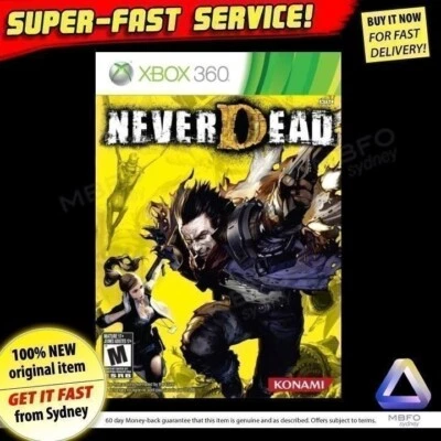 NeverDead Xbox 360 *NEW *RARE *PAL *VIOLENT *STRANGE (AU UK NZ) Never Dead Game - Image 1 of 4
