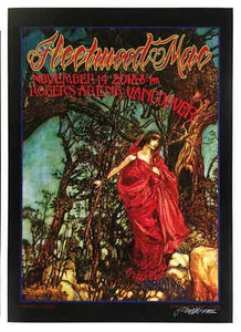 Fleetwood Mac Poster Rogers Arena Vancouver 2018 handsigniert Giclee Bob Masse - Bild 1 von 6