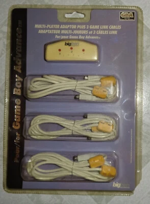 ADAPTATEUR MULTI-JOUEUR ET 3 CABLES LINK BIGBEN POUR GAME ADVANCE NEUF SOUS BLIS - Photo 1/2