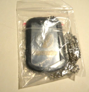 *Vintage* Jagermeister Stag Logo Dog Tag Necklace with Chain New in Original Bag - Picture 1 of 6