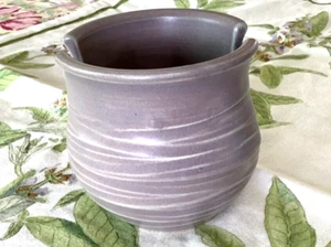 NEW SEIZ Pottery Kitchen Bath Ceramic Sponge Ridged Holder Dusty Lilac - Picture 1 of 6