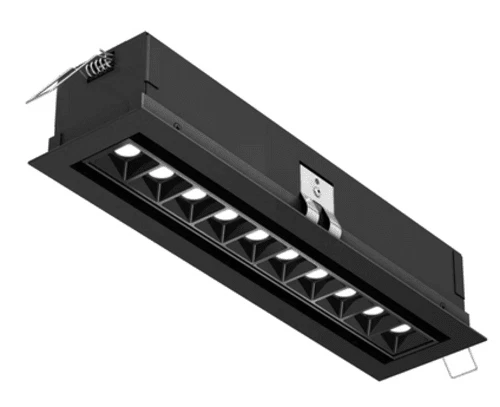 DALS Lighting MSL10G-3K-BK MSL empotrado 14" ajuste lineal 10 luces accesorio sin cantas Foto 1 de 1