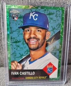 2022 Topps Chrome Platinum Ivan Castillo Green Toile Rookie 15/99 #431 Royals - Photo 1 sur 4