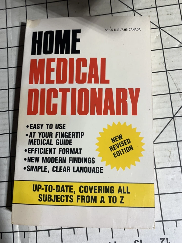 Home Medical Dictionary, Revised Edition (1994, Paperback, GOOD) B301 - Image 1 of 1