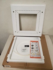 FITTES Aria gerahmte Auspuffhalterung Luxe 14 Zoll B. x 14 Zoll (DWFRX14X14SWH) - Bild 1 von 8