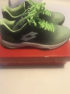 Lotto Superrapida 100 Apple Green/black/ Running Trainers white Size UK 8.5- - Picture 1 of 8