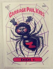 1986 Topps Garbage Pail Kids Series 3 Didi T #98b yv5