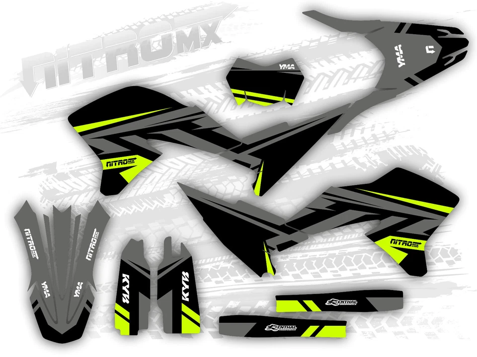 Graphics for Yamaha WR 250R 250X 2008 - 2015 2016 2017 2018 2019 2020 2021 FLUO - Image 1 of 1