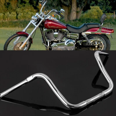 14" Rise Hanger HandleBar For Harley Touring Electra Street Glide Foto 1 de 4