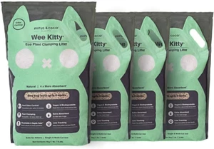 Wee Kitty Eco Plant Clumping Litter | Natural Flushable Tofu Clumping Cat Litter - Picture 1 of 12