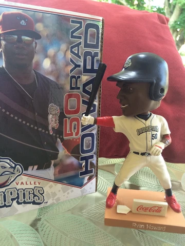 RYAN HOWARD BOBBLEHEAD - LEHIGH VALLEY IRONPIGS SGA 2013 - PHILLIES AAA - NIB Cover