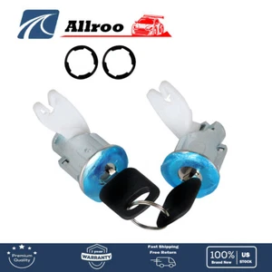 Juego de pares de cilindros de cerradura de puerta vaso 2 llaves para camioneta Ford F150 250 1992-1995 - Imagen 1 de 8